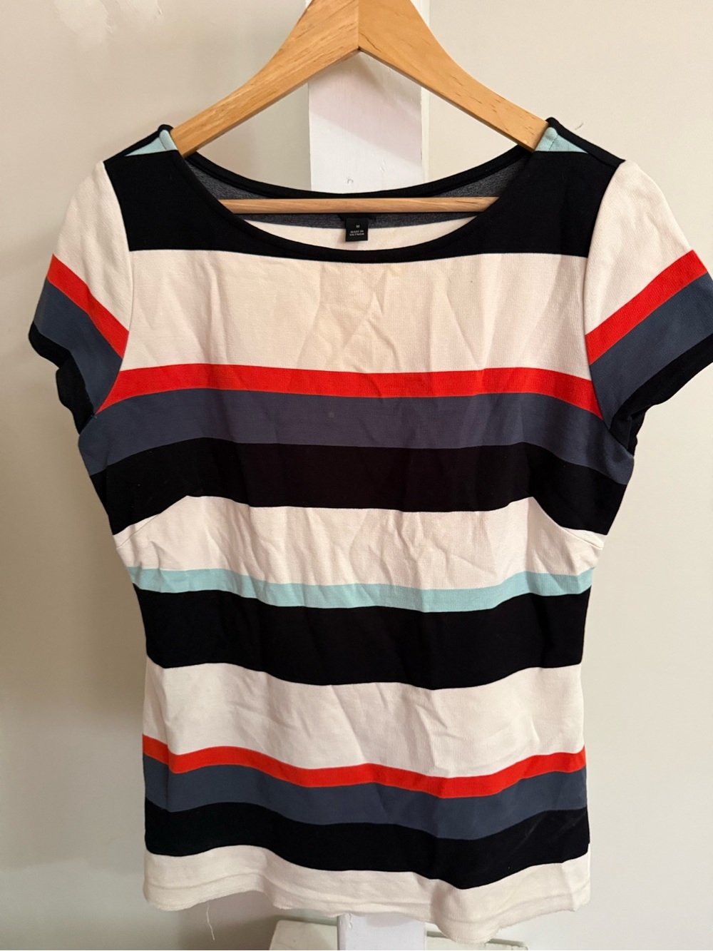 Ann Taylor Boat Neck Tee Shirt